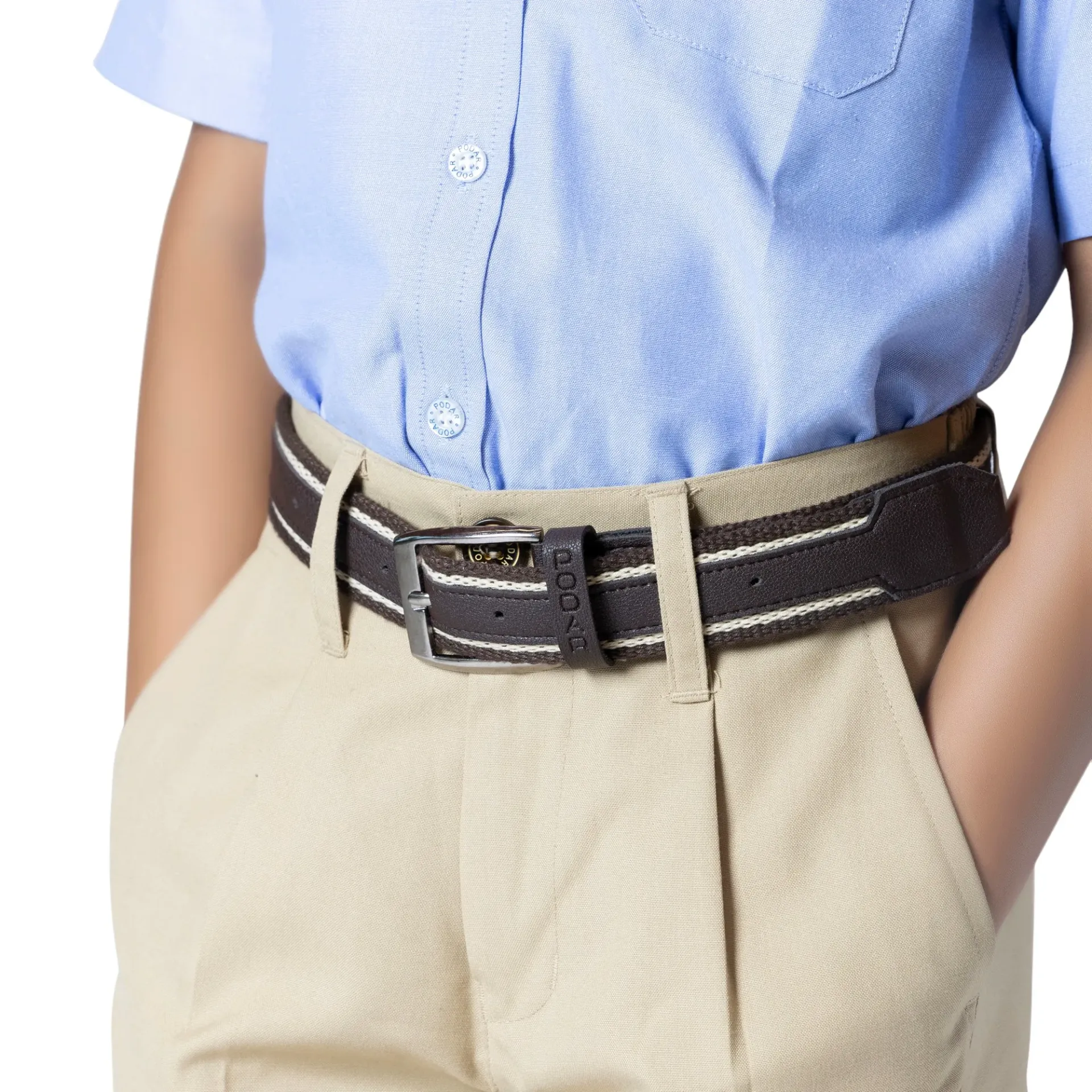 Canvas Brown Belt (Boys & Girls) (26)